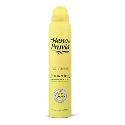 Heno De Pravia Desodorante, 250 ml, Paquete de 4