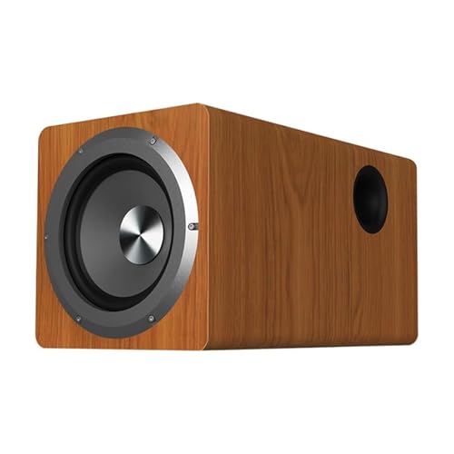 �p���[�h�T�u�E�[�t�@�[�A6.5 �C���`�ؐ� 100W Hi-Fi �X�s�[�J�[�A�P�[�u���t���R���p�N�g�ؐ��f�U�C���ATV�E�X�}�z�E�p�\�R���p�B(Brown)