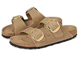 Birkenstock, Women, Arizona Big Buckle - Oiled Leather, Tobacco Brown, 9-9.5, Narrow