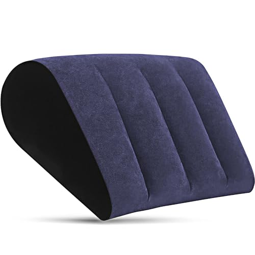 Gonfiabile Cuscino Supporto Lombare Blu