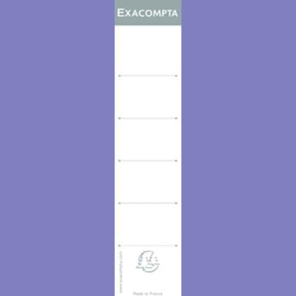 Etichette Autoadesive Per Raccoglitori - 50 Pezzi 6x19cm (Bianco) - Foto 7