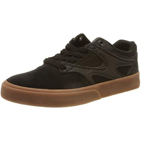 DC Shoes Men's Kalis Vulc Sneaker, Black/Black/Gum, 10 UK Cover