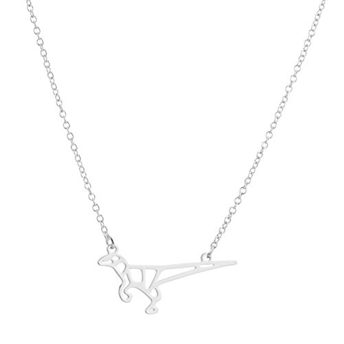 Bijoux géométriques d'origami : collier et boucles d'oreilles tendance pour femme