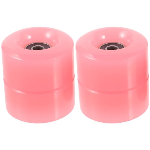 BIUDECO Skating Wheel Set 4pcs Roller Wheels for Roller Skates Suitable for All of Surfaces Boys and Girls Adults Friendly