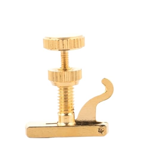 10pcs Violin Strings Fine Tuners 4/4 Size, Violin Parts Accessories(Gold)