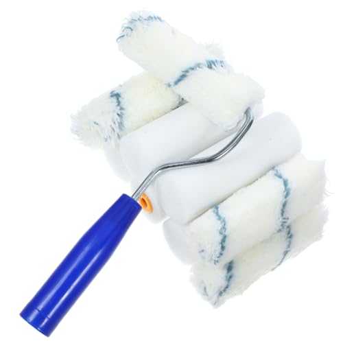 ROMISBABA ペイントローラー 密海綿 綿線刷頭 塗装用ローラー交換カバー フレーム対応 多用途塗料対応 ラテックス 油性兼用 小り可能 握りやす