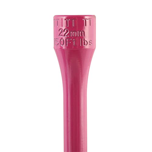 Image of AFF Torque Limited Socket, 1 /2 inch Drive, 22mm, 150 ft /lbs, Neon Pink, 40255