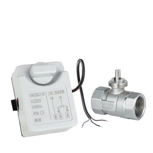 Vanne motorisée DN20 DC 12V 24V à 2 voies pour contrôle d'eau