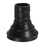 PATIKIL Golf Ball Retriever Grabber, Golf Ball Suction Cup Grabber Rubber Putter Grip Picker Upper Tool for Golfers Putter Swing Handle Accessories, Black