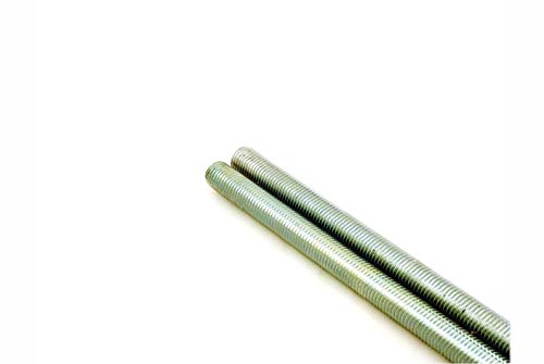 New Package of 2 (pcs) Threaded Rod 1-8 x 72 inch A307 Zinc Plated All-Thread 1 x 6 ft Set #MO2960-P Warranity by Pr-Mch