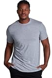 ONNO Men's Viscose Bamboo T-Shirt M Heathered Granite