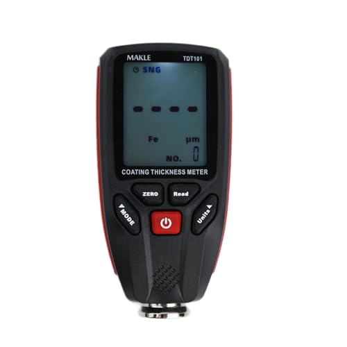 Medidor de espesor de pintura con pantalla LCD ABS miniatura 4