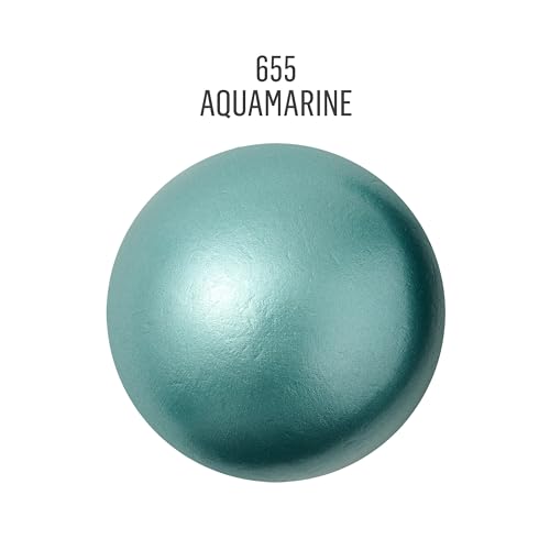 FolkArt JA655 Paint Acrylic Metallic Aquamarine, 2 Fl Oz (Pack of 1), Aqua