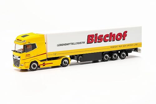 Camion DAF XG+ Herpa frigorifique Évêque avec détails authentiques autrichiens à l'échelle 1/87