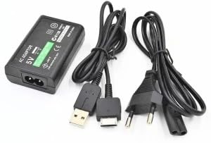 New World for PS Vita 1000 Power Adapter Power Supply Charger with USB Data Cable with Indian Plug-image-17