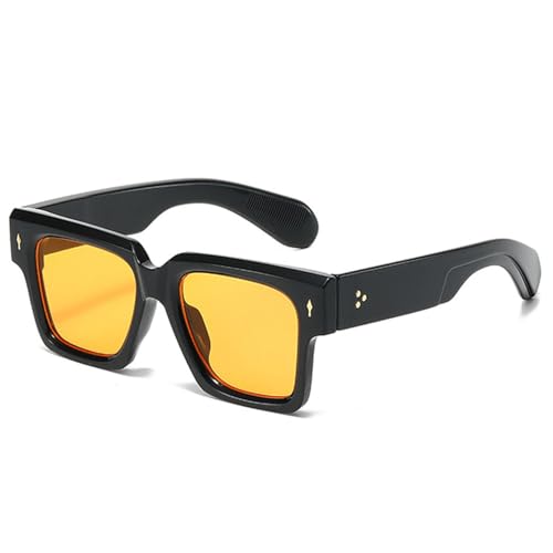 Lunettes de soleil surdimensionnées pour femmes avec monture légère en métal et verres teintés