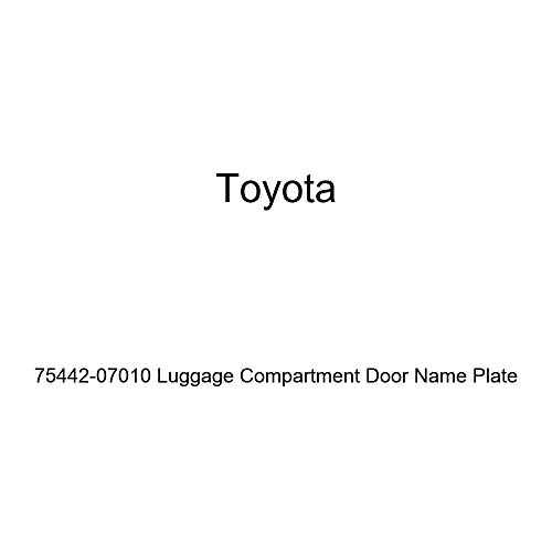 Placa de nombre Toyota 75442-07010 de maletero para puerta de equipaje