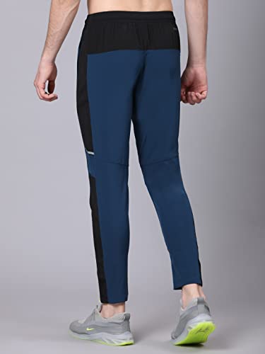 Image of Dpassion Regular fit Running Track Pants for Men with Zipper Pocket | Lowers for Men |Sports Track Pant for Men Polyester
