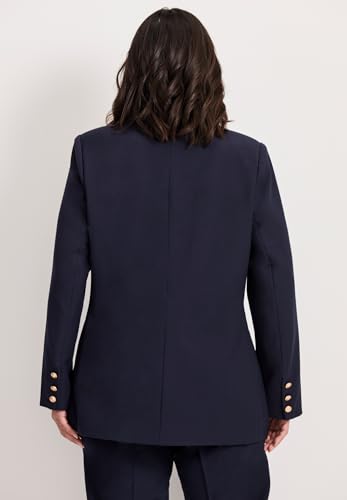 Women's Plus Size Cool Hand Double Breasted Blazer2