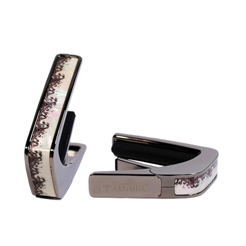 Thalia Guitar Capo - �f���b�N�X�V���[�Y(���j�o�[�T���I�N�^�[�u�^�b�`�t���b�g�p�b�h2�t���V���f��)�u���b�N�N���[��-�z���C�g�p�[���E�F�[�u