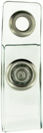 PinMart Clear Plastic Badge Holder Snap Strap - 10 Pack image 4