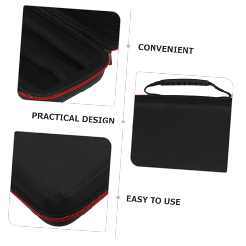 ERINGOGO 2 pcs Portable Handheld Microphone Case EVA Hard Shell Mic Storage Bag with Zipper for Travel and Mic Protection miniatura 3