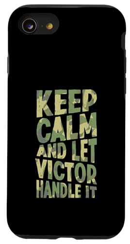 Keep Calm And Let Victor Handle It Funny ���O �X�}�z�P�[�X iPhone SE (2020) / 7 / 8 �p