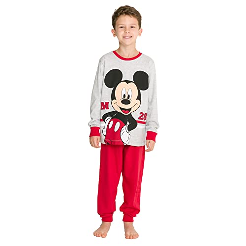 Conj. de Pijamas Manga Longa C/ Calça, Meninos, Disney, Mescla/Vermelho, 06