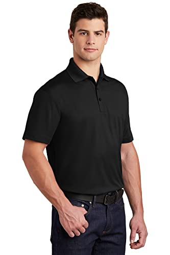 Joe's Usa Men's Classic Polo Shirts - Tall 3X-Large 3Xlt (50-53) - Black #TOP3