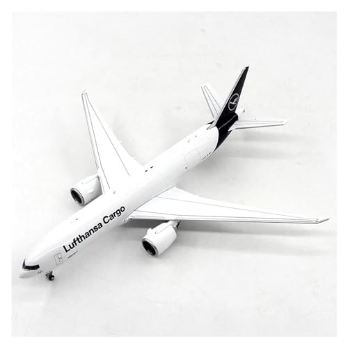 Modelo de avión Lufthansa B777-200LRF escala 1/400 en metal diecast