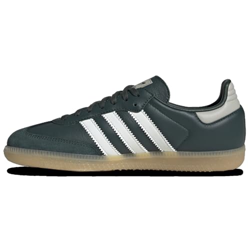 adidas Unisex-Child Ftwwht/Silgrn/Gum3 Samba OG J FTWR whiteCore Black/GUM5 6.5 US2