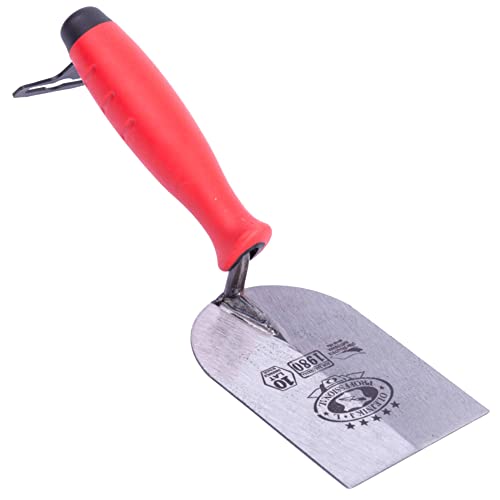 OLEJNIK J L PROFESSIONAL Truelle de plâtrier Truelle de maçon soudée et trempée Truelle en acier inoxydable Truelle lisseuse Manche bi-composant