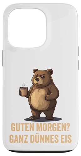 Guten Morgen - �ƂĂ������A�C�X�N���[��(�N�}) - �ʔ����R�[�q�[�f�U�C�� �X�}�z�P�[�X iPhone 13 Pro �p