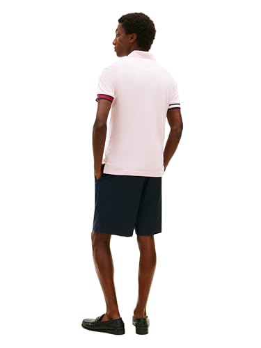 Image of Tommy Hilfiger Mens Short Sleeve Casual Polo Shirts in Regular Fit with Liquid Cotton