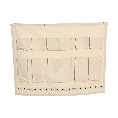 Household Essentials Short Canvas Craft and Garden Wall Organizer
