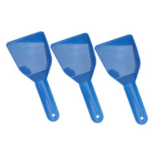 Mikikit 3 Piezas de Plástico para Eliminar Hielo y Nieve Pala de Mano para Limpieza Cocina y Congelador Herramienta Resistente y Versátil para Descongelar Frigoríficos y Retirar Suciedad