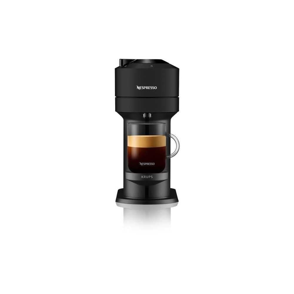 Krups Nespresso Cafetera, Cafetera de cápsulas, 5 tamaños de tazas, Café largo, Amplia selección de bebidas, Vertuo Next, Negro YY4606FD