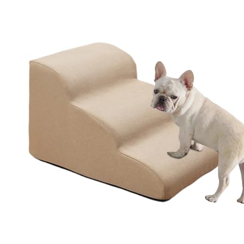 犬用ステップ 3段 ドッグステップ 犬用スロープ 犬用踏み台 犬用階段 小型犬 室内犬 高齢犬 滑り止めマット付き カバー取り外し 洗える