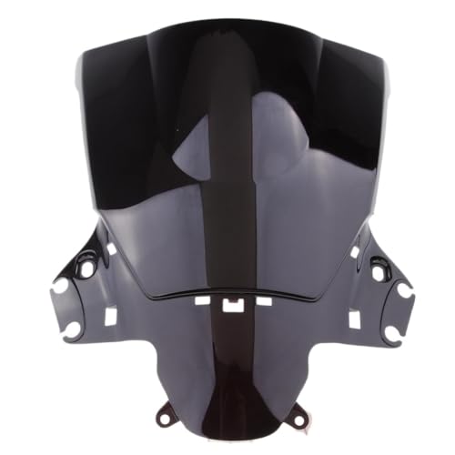 Pare-brise à double bulle moto 50R noir réduction des turbulences