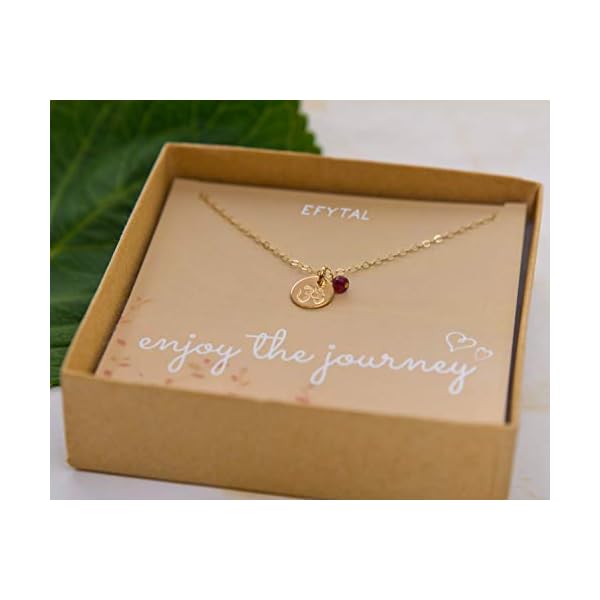 EFYTAL-Graduation-Gifts-Tiny-Gold-Filled-Ohm-Necklace-on-Enjoy-The-Journey-Card-Dainty-Om-Pendant-Yoga-Necklace-Retirement-Gifts EFYTAL Graduation Gifts, Tiny Gold Filled Ohm Necklace on Enjoy The Journey Card, Dainty Om Pendant - Yoga Necklace, Retirement Gifts