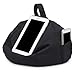 Beanbag Phone Holder with Side Pocket for Accessories, Soft Beanbag Tablet Pillow Stand for Lap, Knee, Sofa and Bed, Book Cushion for Reading in Bed