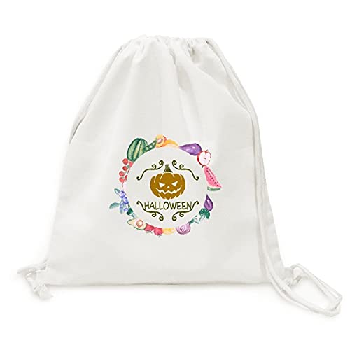 Sac en tissu pliable citrouille d'Halloween joli cadeau de saison