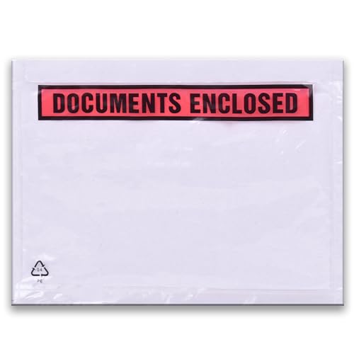 Triplast 225 x 165 mm Printed A5 Document Enclosed Envelope Wallets (Pack of 100)