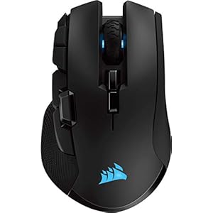 CORSAIR IRONCLAW RGB WIRELESS FPS/MOBA Gaming Mouse – 18.000 DPI – 10 Programmierbare Tasten – Für Große Hände Geeignet – iCUE-Kompatibel – PC, Mac, PS5, PS4, Xbox – Schwarz