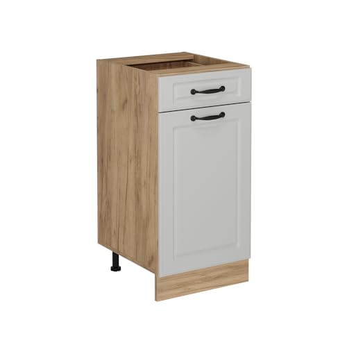 Vicco Meuble Cuisine R-Line, Blanc Campagne, 40cm sans PT, pour Une Combinaison Libre au Sein de systèmes de Cuisine modulaires