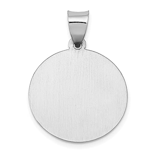 14k White Gold Saint Joseph Medal Necklace Charm Pendant Religious Patron St Fine Jewelry For Women Gifts For Her - Image 5