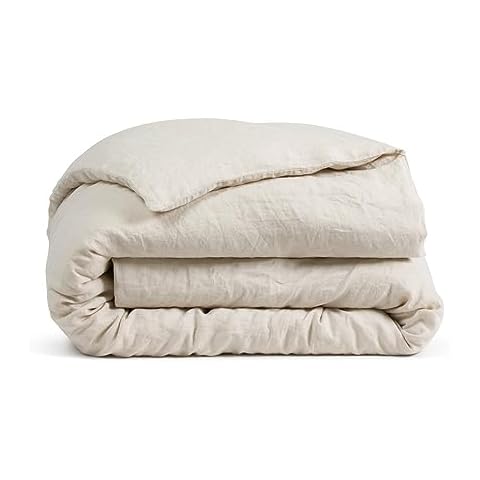 Luxurious Natural Linen Duvet Cover by DIP & DOZE Cover
