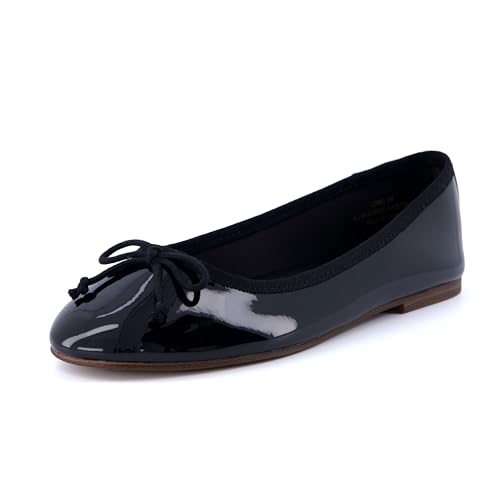 CUSHIONAIRE Women's Como Bow Flat with +Memory Foam and Wide Widths Available