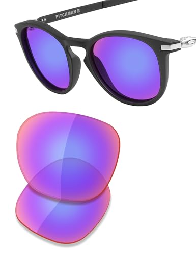Image of SAUCER Premium Replacement Lenses & Earsocks for Oakley Pitchman R OO9439 Sunglasses