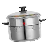 Gatuida Kochtopfförmiger Mechanischer Countdown-Timer für Küche und Backen Einfache...